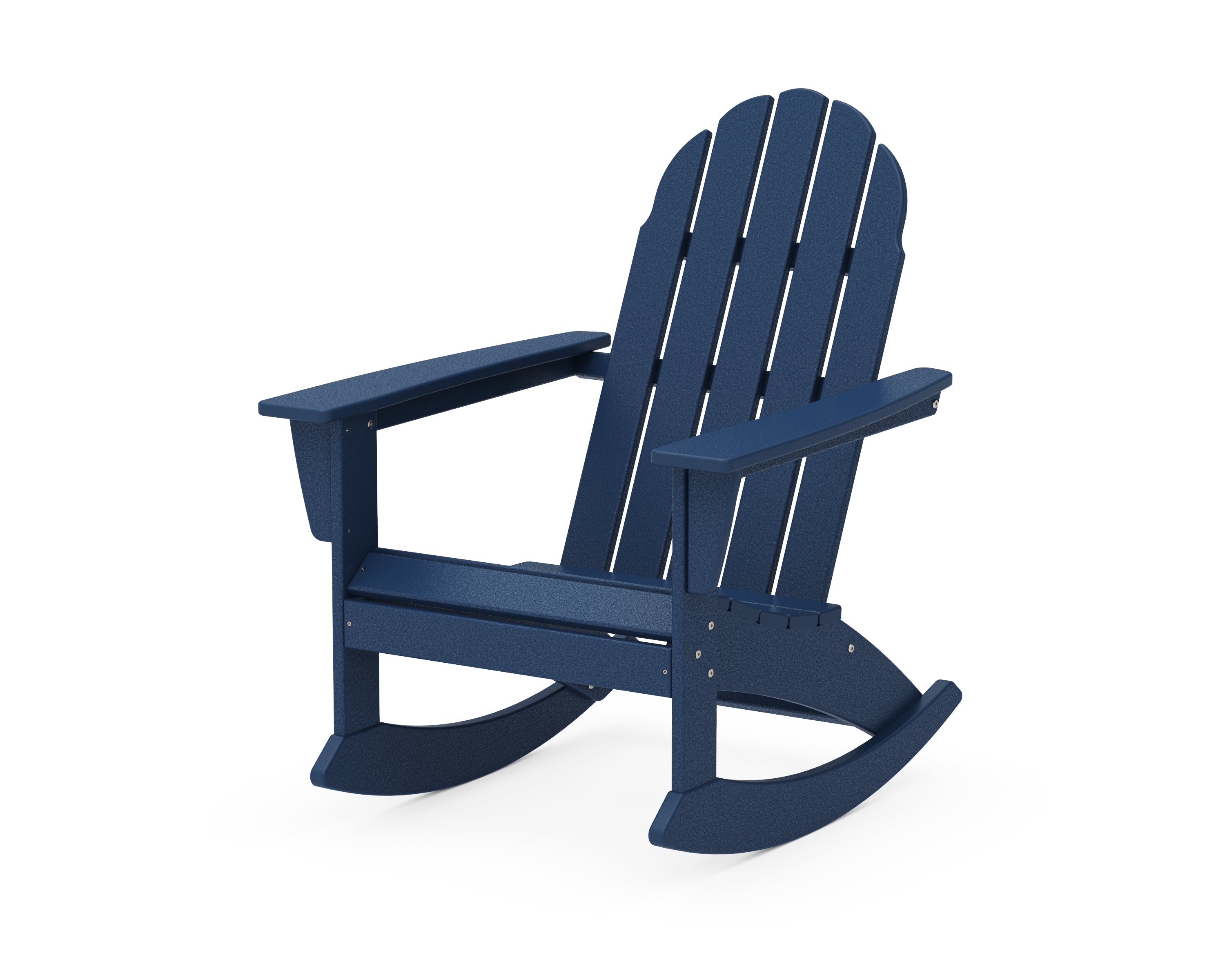 POLYWOOD® Vineyard Adirondack Rocking Chair in Navy