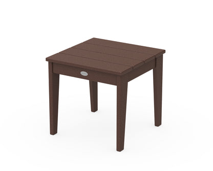 POLYWOOD® Newport 18" Side Table in Mahogany