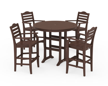 Draper James™ by  POLYWOOD® Savannah 5-Piece Round Bar Set in Mahogany