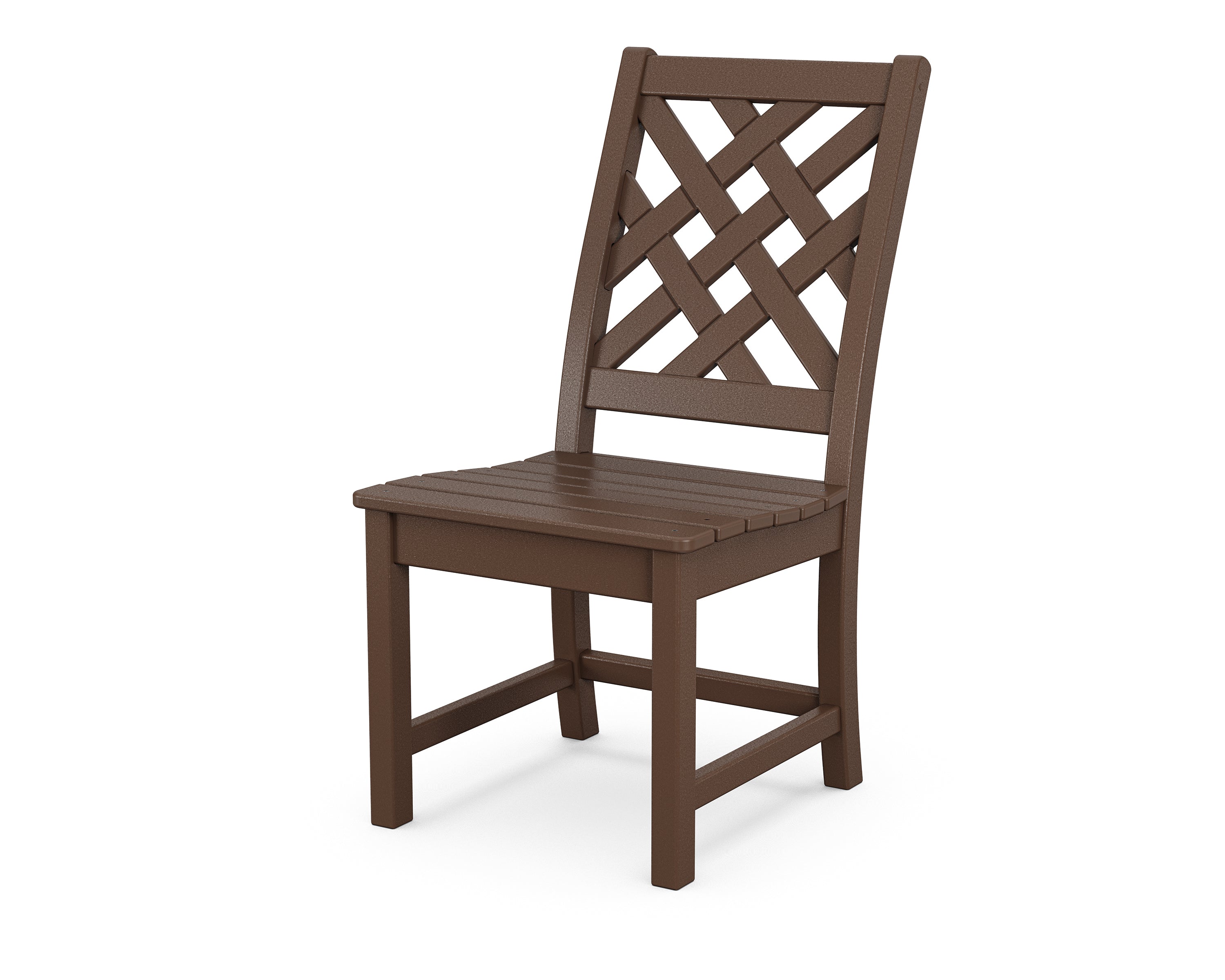 Country Living Wovendale Dining Side Chair in Mahogany