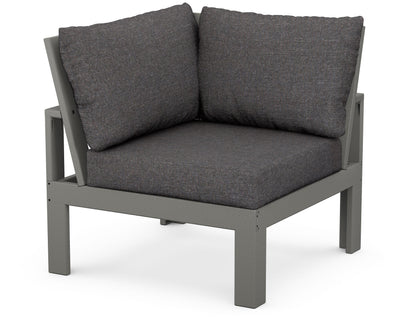 Unbranded Modular Corner Chair in Slate Grey / Ash Charcoal