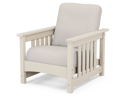 POLYWOOD® Club Mission Chair in Sand / Cast Ash