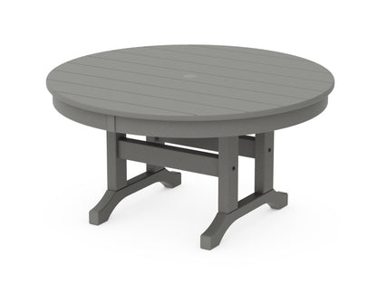 POLYWOOD® Round 36" Conversation Table in Slate Grey