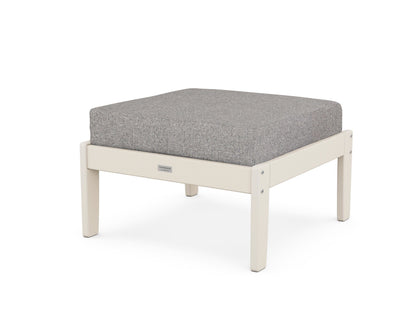 Country Living Cottage Deep Seating Ottoman in Sand / Grey Mist