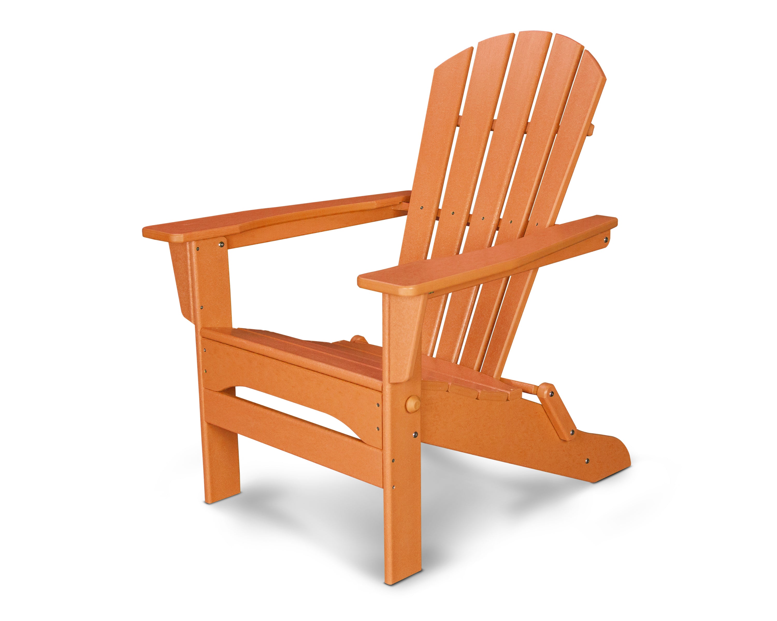 POLYWOOD® Palm Coast Folding Adirondack in Tangerine