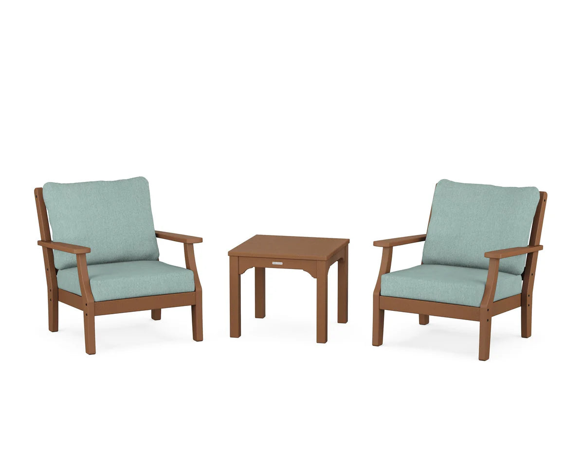 Chinoiserie 3-Piece Deep Seating Set