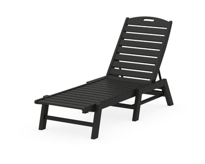 POLYWOOD® Nautical Chaise in Black