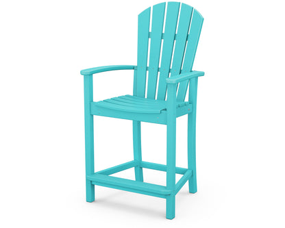 POLYWOOD® Palm Coast Counter Chair in Aruba