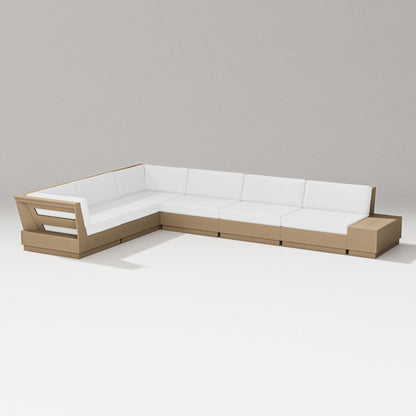 PW Designer Series Elevate 7-Piece Corner Sectional in Vintage Sahara / Natural