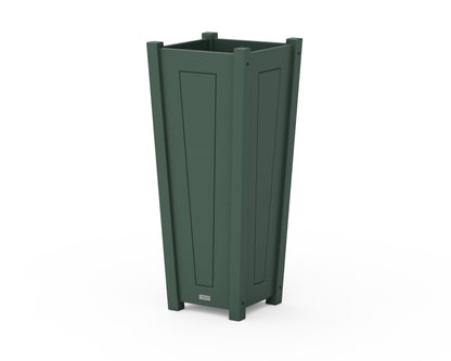 Country Living Country Living Tapered Square Tall Planter Box in Green