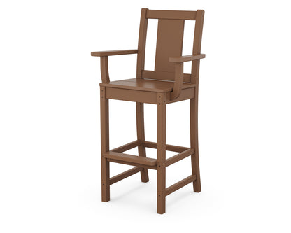 POLYWOOD® Prairie Bar Arm Chair in Teak