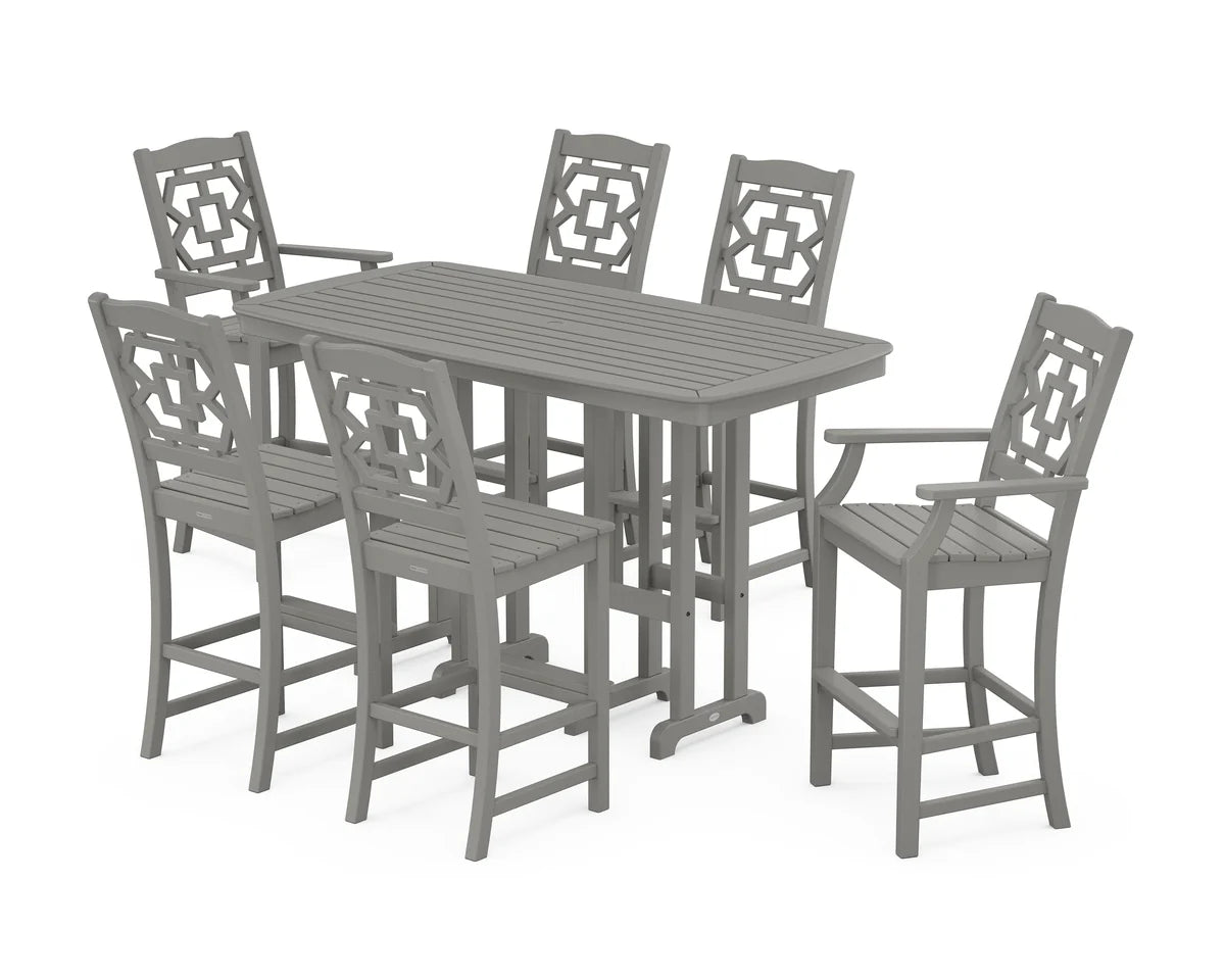 Chinoiserie 7-Piece Bar Set