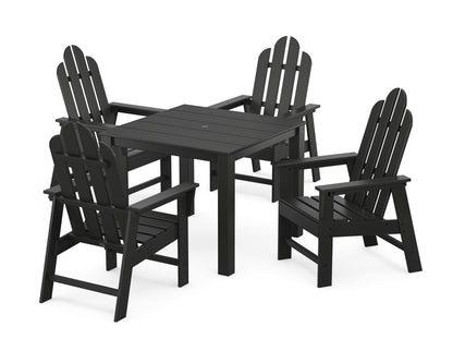 POLYWOOD® Long Island 5-Piece Parsons Dining Set in Black