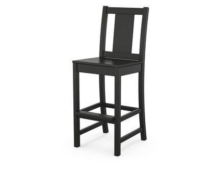POLYWOOD® Prairie Bar Side Chair in Black