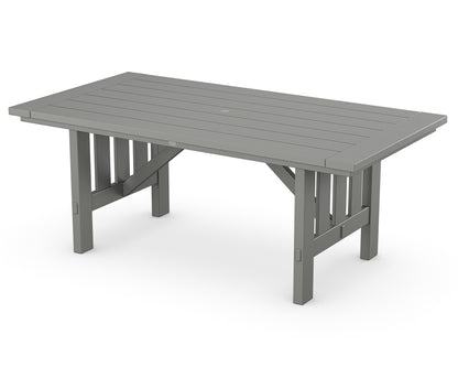 POLYWOOD® Mission 39" x 75" Dining Table in Slate Grey