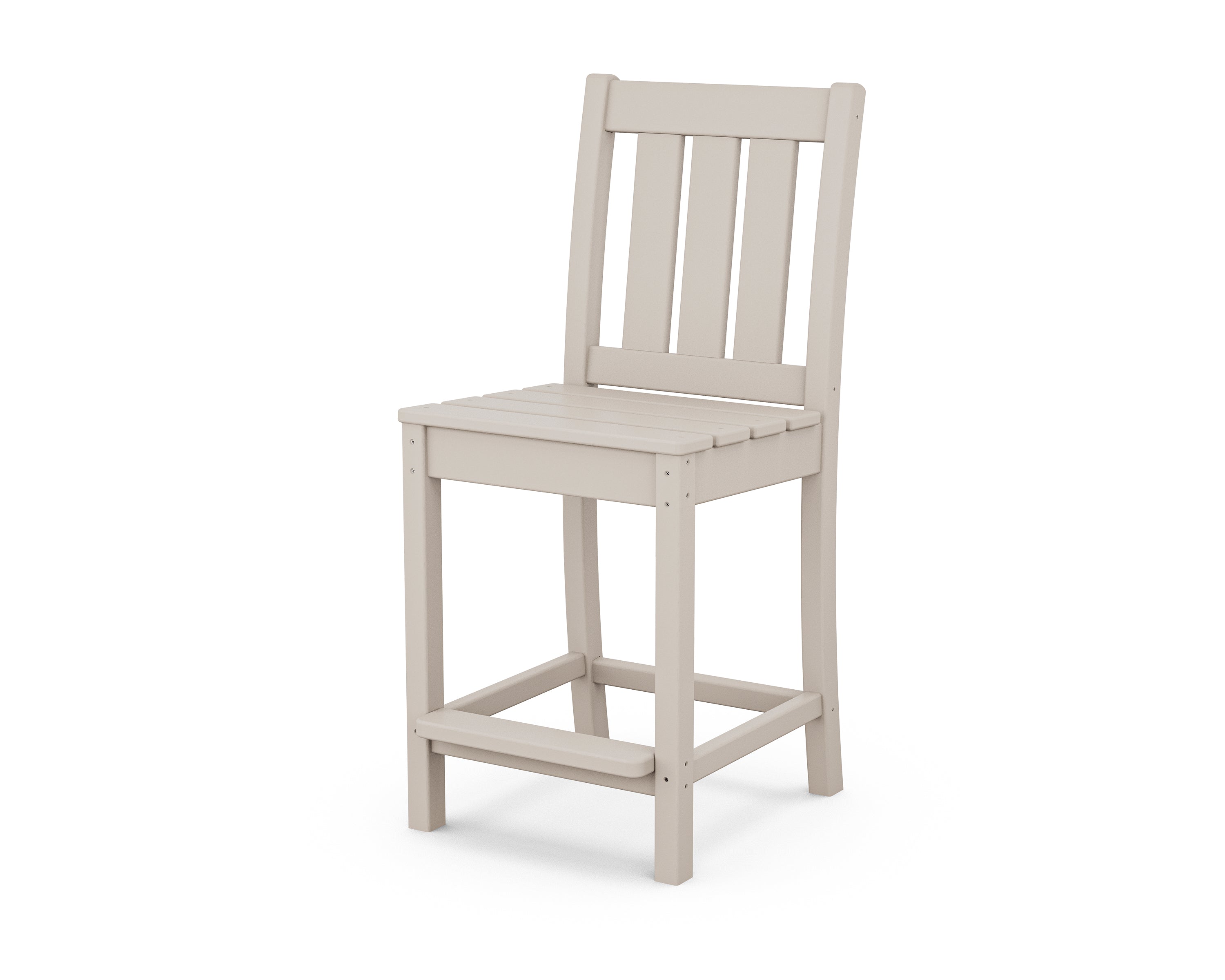 POLYWOOD® Oxford Counter Side Chair in Sand