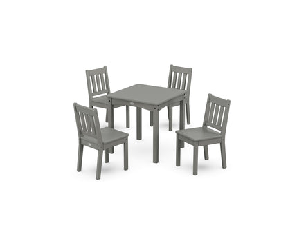 POLYWOOD® Vineyard Kids 5-Piece Dining Set in Slate Grey
