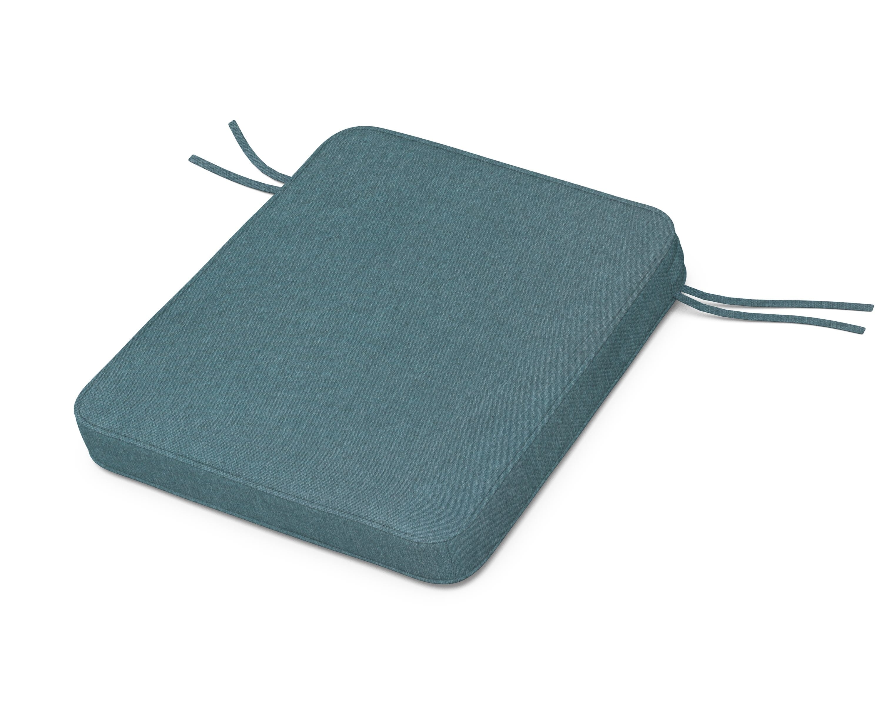 Martha Stewart by POLYWOOD® Chinoiserie Rocker Seat Cushion in Ocean Teal