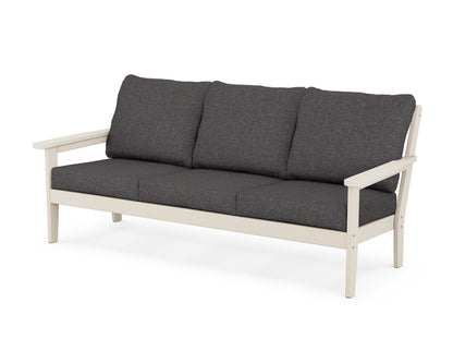 Country Living Cottage Deep Seating Sofa in Sand / Ash Charcoal