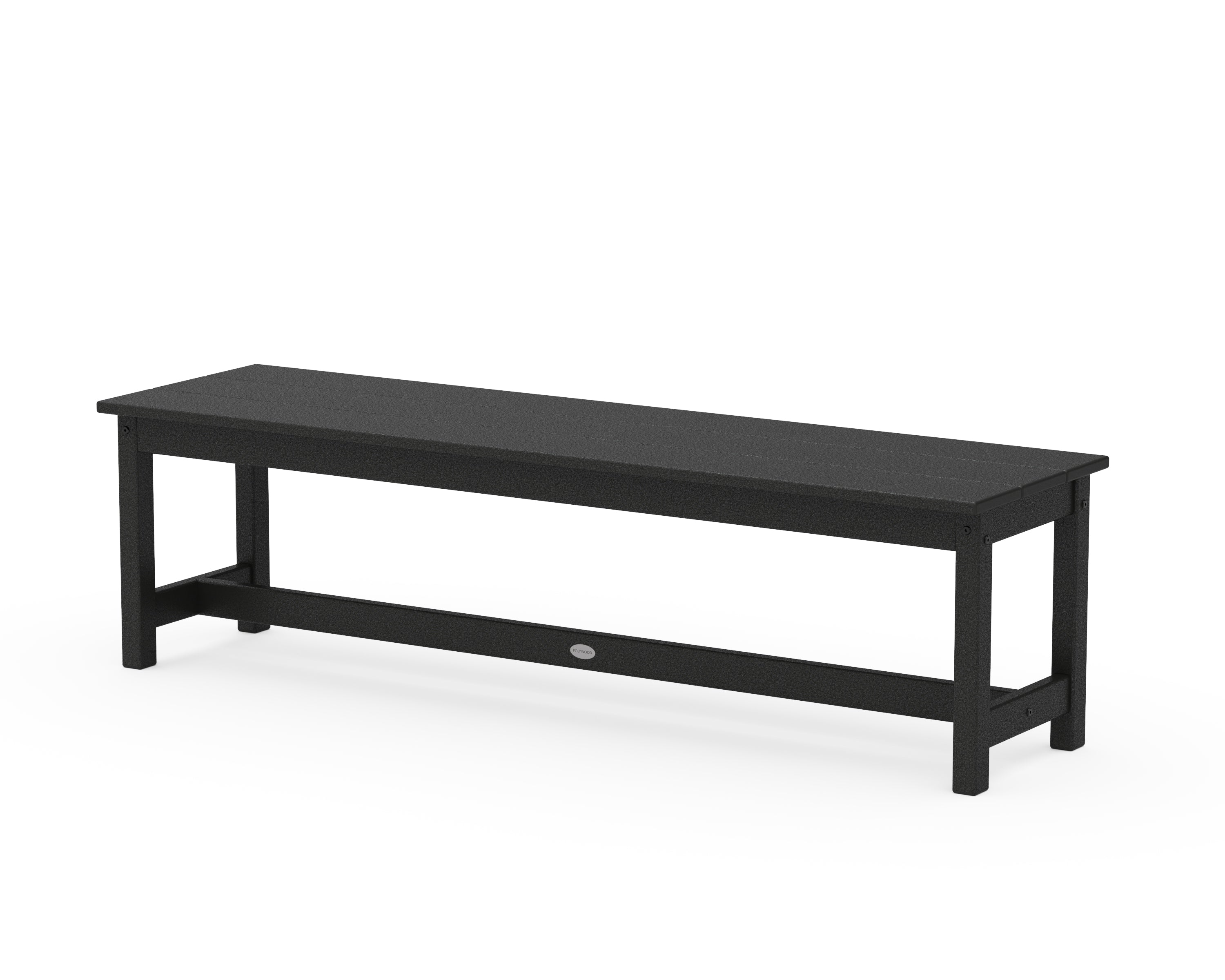 POLYWOOD® 60" Planter Bench in Black