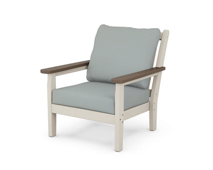 POLYWOOD® Chippendale Deep Seating Chair in Sand / Kona / Spa