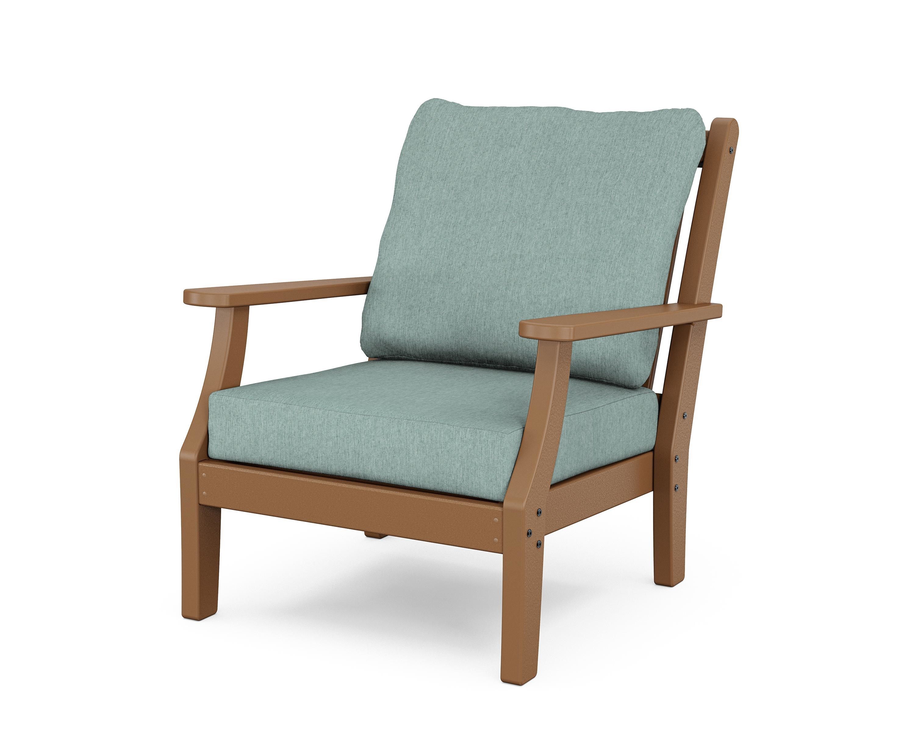 Country Living Wovendale Deep Seating Chair in Teak / Glacier Spa