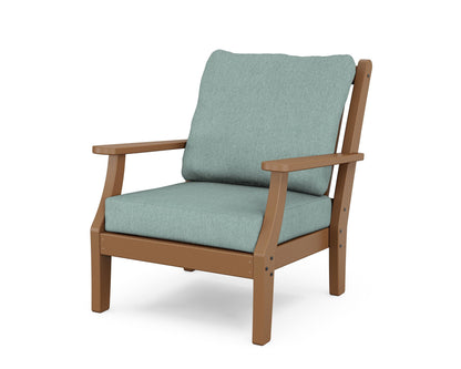 Country Living Wovendale Deep Seating Chair in Teak / Glacier Spa