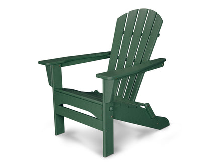 POLYWOOD® Palm Coast Folding Adirondack in Green