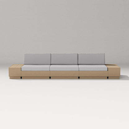 PW Designer Series Elevate Straight Sectional in Vintage Sahara / Granite