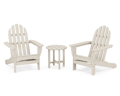 POLYWOOD® Classic Adirondack 3-Piece Set in Sand