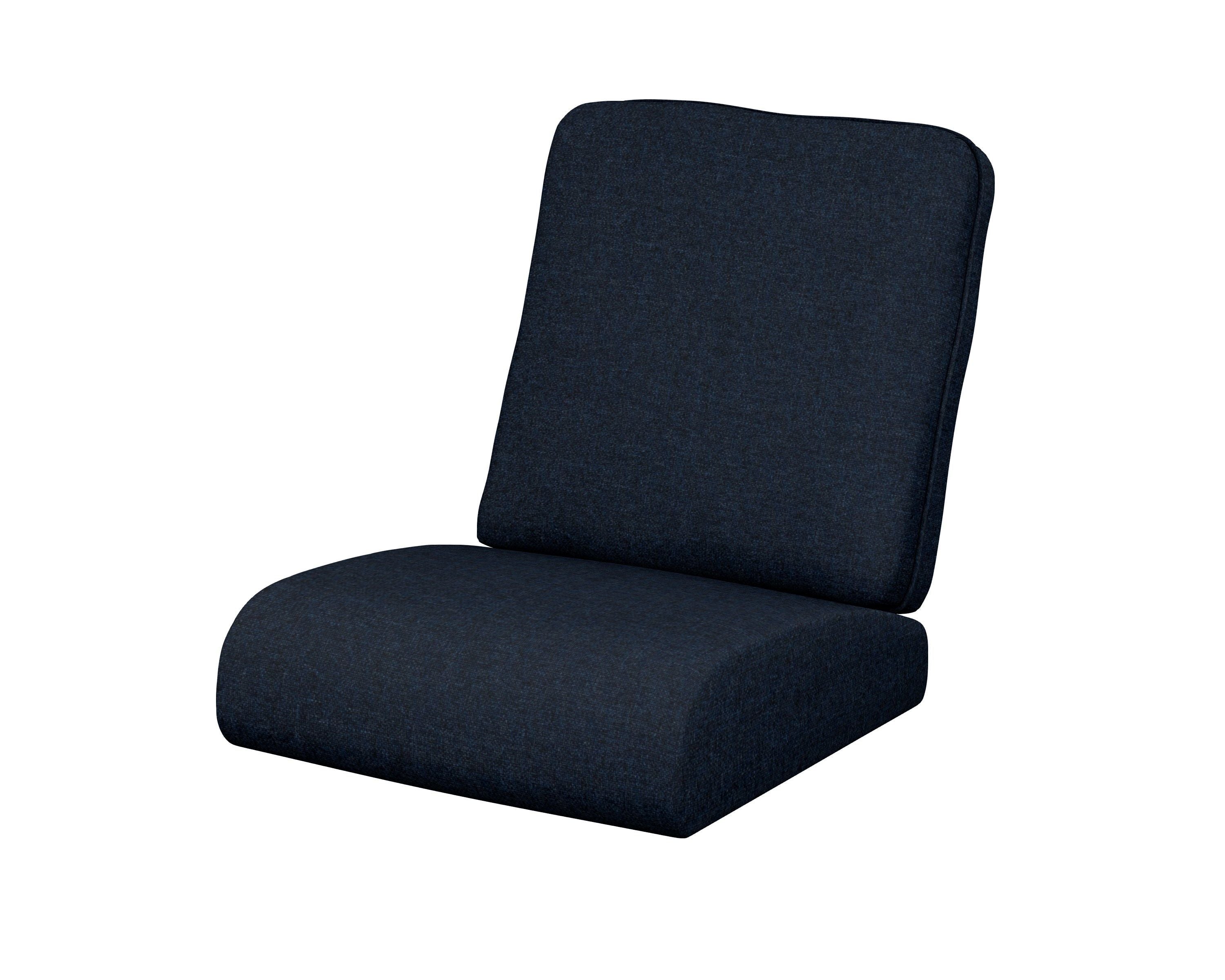 POLYWOOD® Club Seat/Back Cushion in Marine Indigo