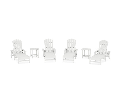 POLYWOOD® South Beach Chaise 6-Piece Set in White
