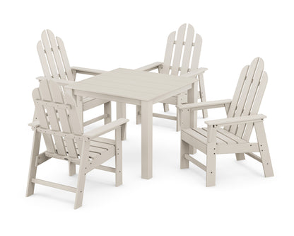 POLYWOOD® Long Island 5-Piece Parsons Dining Set in Sand