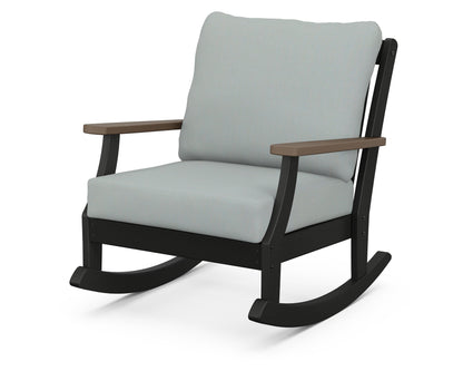 Braxton Deep Seating Rocking Chair - Black