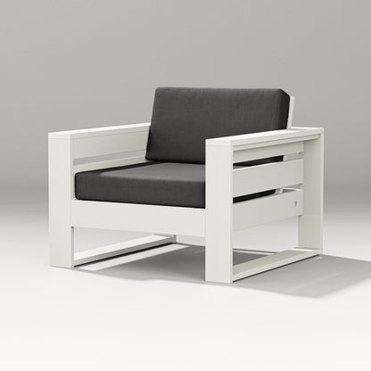PW Designer Series Latitude Lounge Chair in Vintage White / Spectrum Carbon