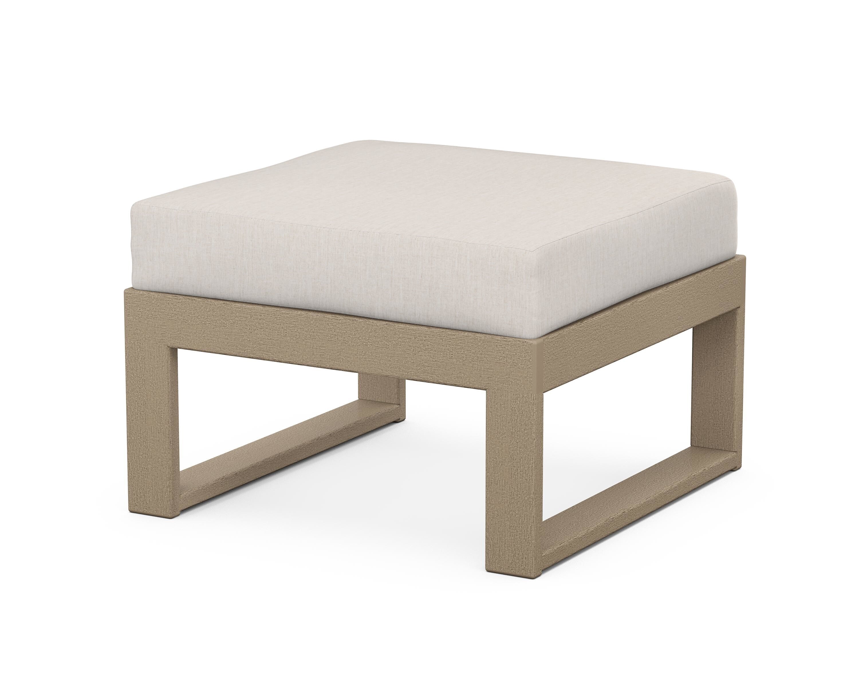 Unbranded Modular Ottoman - Modern in Vintage Sahara / Cast Ash