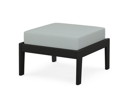 Unbranded Deep Seating Ottoman in Black / Spa