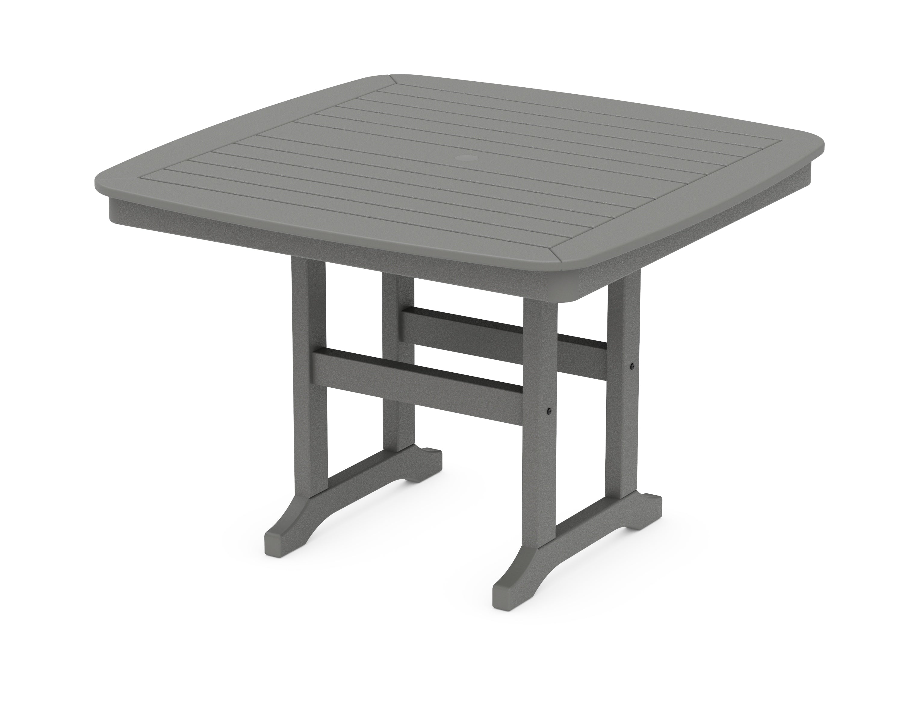 POLYWOOD® Nautical 44" Dining Table in Slate Grey