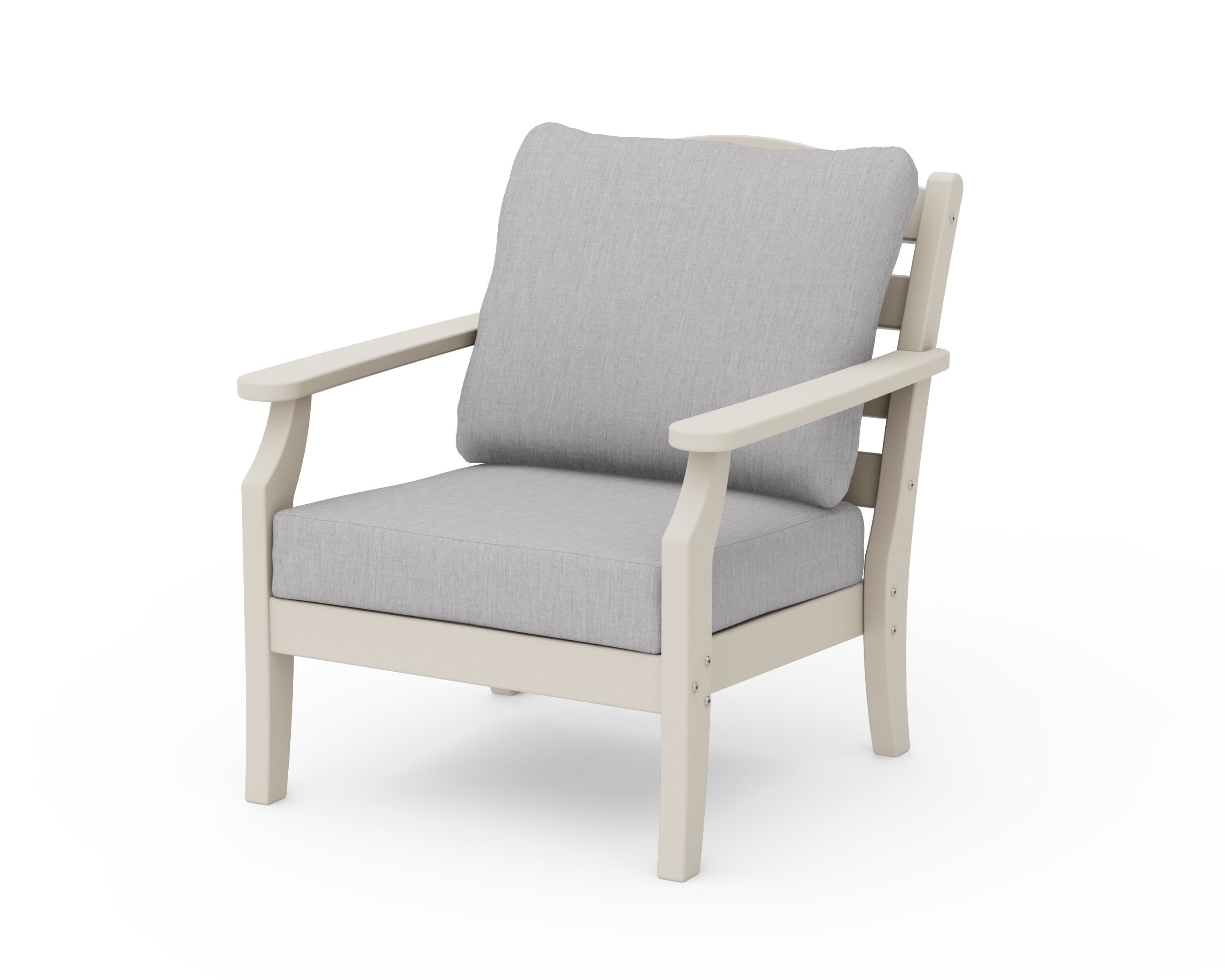 Draper James™ by  POLYWOOD® Savannah Deep Seating Chair in Sand / Granite