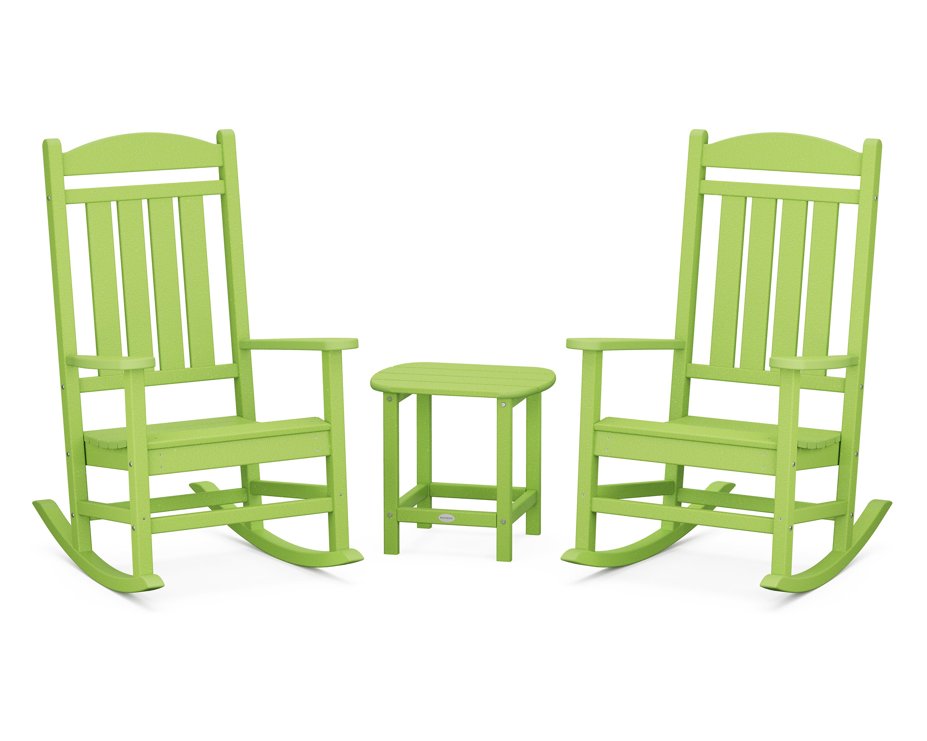POLYWOOD® Presidential Rocker 3-Piece Set in Lime