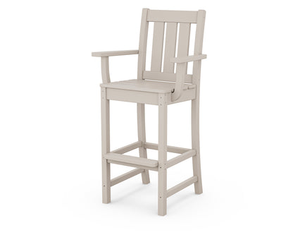 POLYWOOD® Oxford Bar Arm Chair in Sand
