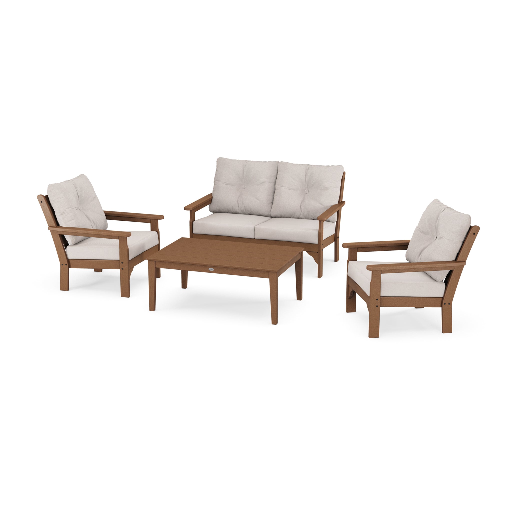 Vineyard 4 Piece Deep Seating Set - Teak