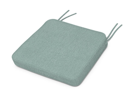 Martha Stewart by POLYWOOD® Chinoiserie Arm Chair Seat Cushion in Glacier Spa