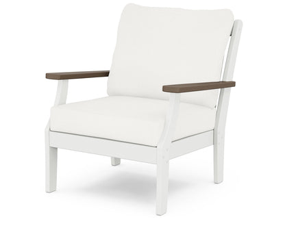 Braxton Deep Seating Chair - White