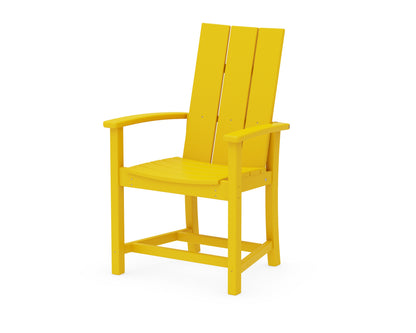 POLYWOOD® Modern Adirondack Dining Chair in Lemon