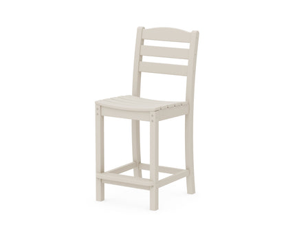 POLYWOOD® La Casa Café Counter Side Chair in Sand