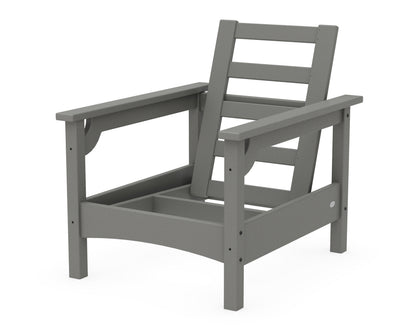 POLYWOOD® Club Chair Frame in Slate Grey
