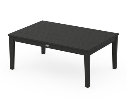POLYWOOD® Newport 28" x 42" Coffee Table in Black
