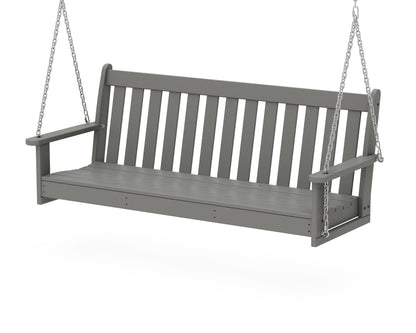 POLYWOOD® Vineyard 60" Porch Swing in Slate Grey