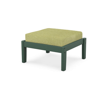 Unbranded Deep Seating Ottoman in Green / Chartreuse Boucle